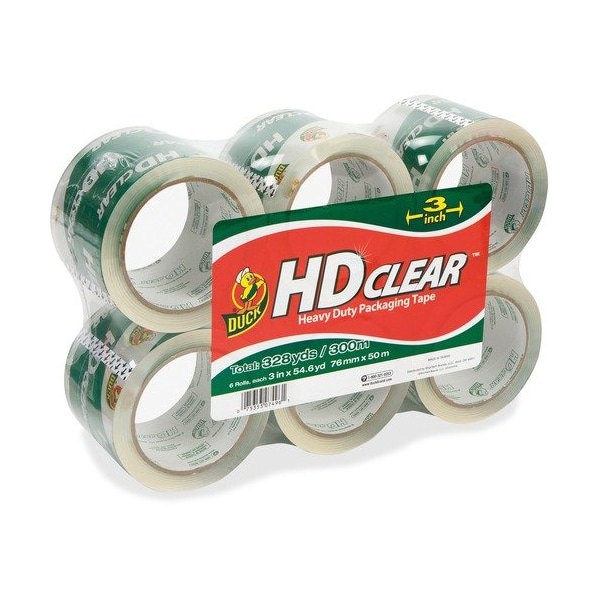 Duck Brand Packing Tape, 3inx55 Yards, Clear DUC307352 - main